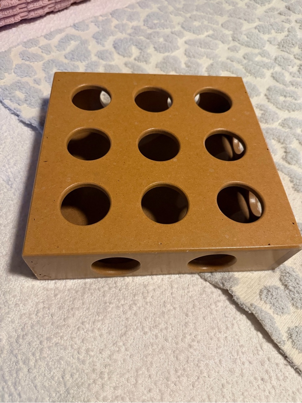 Interactive Brown Cat Puzzle Toy
